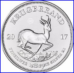 10 x 1 Oz Silber Krügerrand 1 Rand 2017 Südafrika 50 Jahre Jubiläum Krugerrand