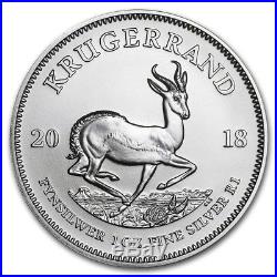 10 x 1oz silver krugerrand 2018