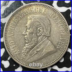1892 South Africa 2 1/2 Shillings Lot#JM5994 Silver! Nice! Key Date