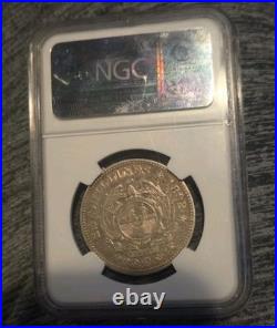 1892 South Africa 2.5 Shillings Silver World Low Mintage Only Only 260 Graded VF