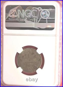 1893 South Africa 1 Shilling NGC VF Details Low Mintage Sterling Silv(10-10)