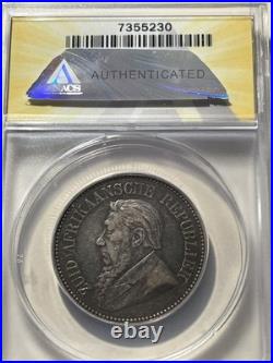 1893 South Africa 2-1/2 Shillings ANACS VF30 2.50S South African Silver Coin KM7