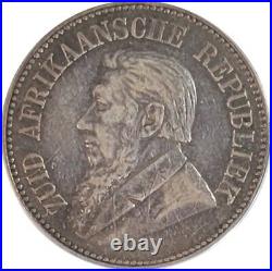 1893 South Africa 2.5 2 1/2 Shillings Very FineANACS Certified VF30