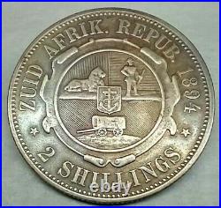 1894 2 Shillings South Africa Silver Km# 6 Hard to find. Price negotiable