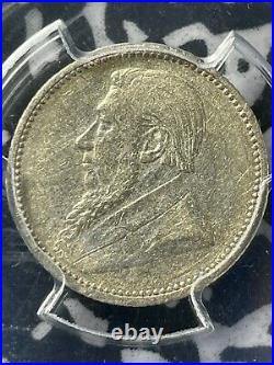 1894 South Africa 6 Pence Sixpence PCGS XF45 Lot#G1886 Silver