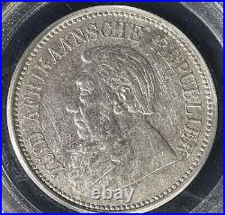 1894 South Africa PCGS 2 1/2 Shillings, 1/2 Crown, 2.5 Shillings Silver KM# 7