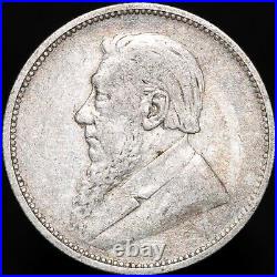 1895 South Africa 2 Shillings Silver Coins KM Coins