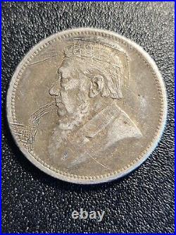 1895 South Africa Silver 2 Shillings Very RARE Key Date