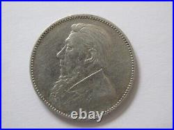 1896 Shilling South Africa Silver. 925 Low Mintage Coin Kruger Zuid #1896.1