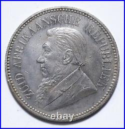 1897, South Africa, 2 1/2 Shillings, Zuid Afrikaansche Republiek, Lot 1743