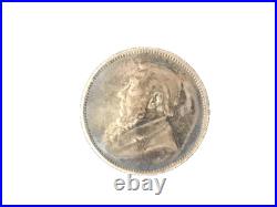 1897 South Africa 2 Shillings ZAR Kruger Era- XF/AU Nice Strike Silver