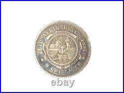 1897 South Africa 2 Shillings ZAR Kruger Era- XF/AU Nice Strike Silver