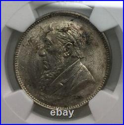 1897 ZAR South Africa 2 Shillings MS61 BU NGC Graded nice Original Coin
