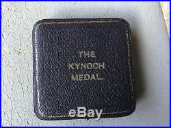 1900s Enamel South Africa Shooting Kynoch Medal Cased Bloemfontein Rifle Club