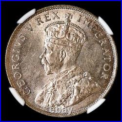 1932 South Africa 2 Shillings? Ngc Ms-62? Silver Coin 2s Unc Bu? Trusted
