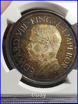 1936 1984 SOUTH AFRICA FANTASY CROWN Coincraft FM-63c NGC PF 66
