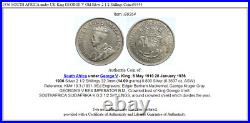 1936 SOUTH AFRICA under UK King GEORGE V Old Silver 2 1/2 Shillings Coin i99354