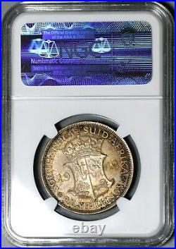 1942 NGC MS 63 South Africa Silver 2 1/2 Shillings George VI Coin (21012804C)