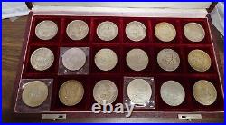 1947-1964 The Crowns of South Africa Silver 5 Shillings (50 Cents) Set