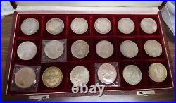 1947-1964 The Crowns of South Africa Silver 5 Shillings (50 Cents) Set