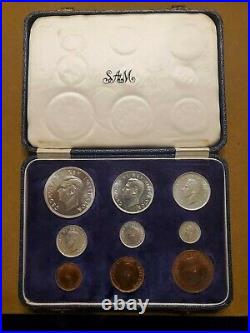1947 South Africa 9 Coin Proof Set Rare