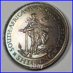 1948 Proof South Africa Shilling Mint State (PR) KM#37.1 7127-PC