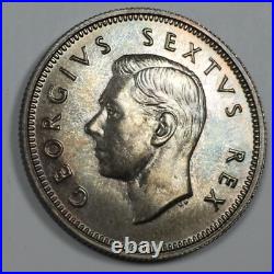1948 Proof South Africa Shilling Mint State (PR) KM#37.1 7127-PC