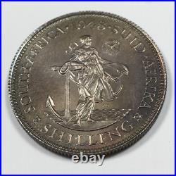 1948 Proof South Africa Shilling Mint State (PR) KM#37.1 7127-PC