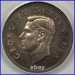 1948 SOUTH AFRICA Silver SHILLING ANACS PR-63 KM#37.1