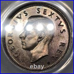 1948 SOUTH AFRICA Silver SHILLING ANACS PR-63 KM#37.1