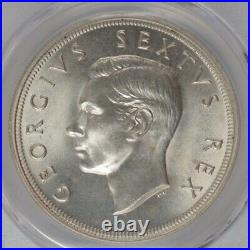 1948 South Africa 5 Shillings George VI PCGS MS65
