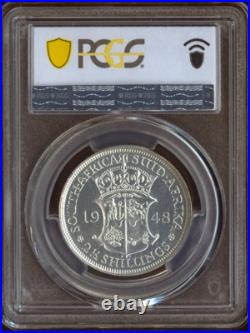 1948 South Africa Silver 2-1/2 Shillings PCGS PR65 Quality