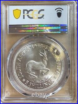 1948 South Africa Silver 5 Shillings, PCGS MS-67 High Grade