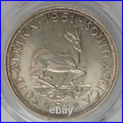 1951 South Africa 5 Shillings George VI PCGS PL66