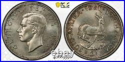 1951 South Africa 5 Shillings George VI PCGS PL66