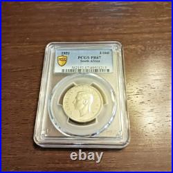 1951 South African 2 Shillings PR 67