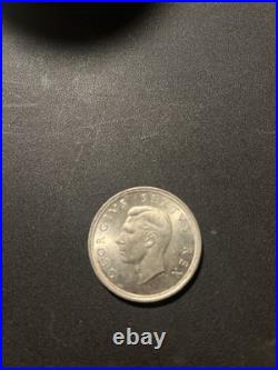1952 SOUTH AFRICA George VI 300th Cape Town SHIP Shillings Coin Read Description