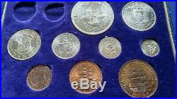 1952 SOUTH AFRICA Proof Set of 9 Coins in Original Box