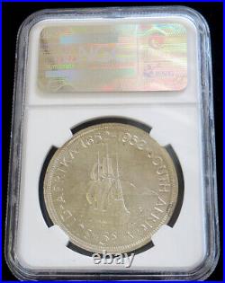 1952 Silver South Africa 5 Shillings Capetown Founding Coin Ngc Proof 66