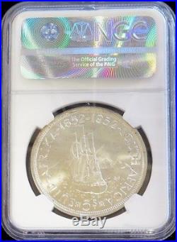 1952 Silver South Africa 5 Shillings Capetown Founding Crown Coin Ngc Proof 67