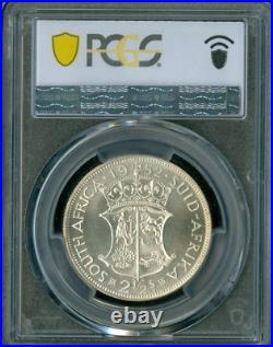1952 South Africa Silver 2 1/2 Shillings Pcgs Pr67 Mac Spotless 2nd Finest