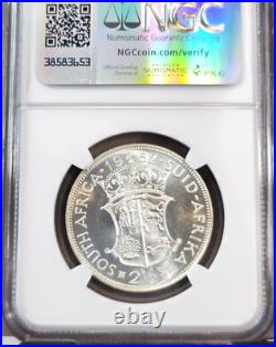 1952 South Africa Silver 2.5 Shillings George VI Ngc Pf 66 Rare Gem Proof