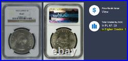 1953 Silver 5 Shillings Pl67 Ngc South Africa 5s Crown Prooflike