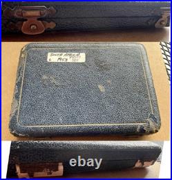 1953 South Africa Proof Set 8 Coins All Toned withCase 3 Pence Is Missing