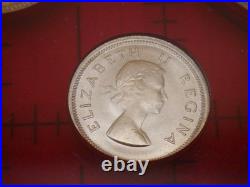 1953 South Africa Proof Set Elizabeth II Coronation Year 9 Coins Silver Crown