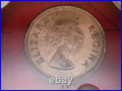 1953 South Africa Proof Set Elizabeth II Coronation Year 9 Coins Silver Crown 1953 South Africa Proof Set Elizabeth II Coronation Year 9 Coins Silver Crown
