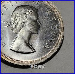1954 South Africa 5 Shilling Uncirculated Silver Coin