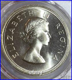 1954 South Africa 5 Shillings PCGS PL66 Silver Proof Coin Elizabeth II