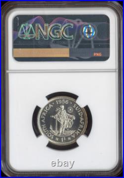 1956 South Africa Silver Shilling Proof NGC PF66 Quality