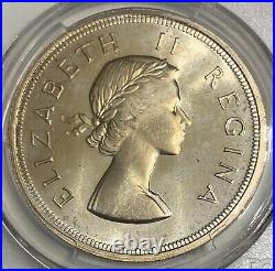 1958 South Africa 5 Shillings PL66 PCGS